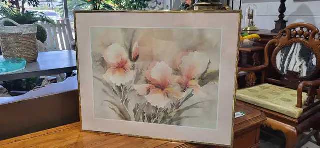 Floral Watercolor Art Print 16x20