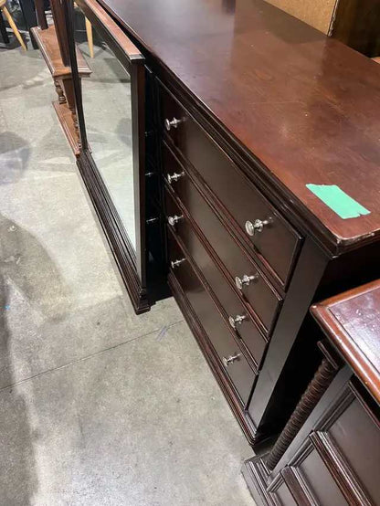 Dresser with mirror