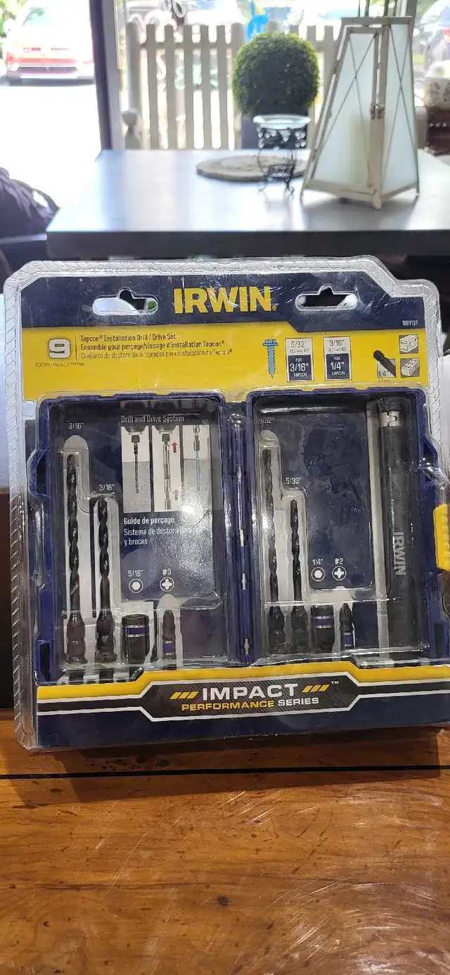 Irwin Tapcon Installation Drill and Drive Set