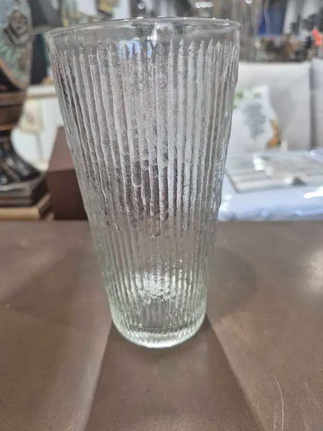 Jeanette-Styled Ribbed Glass Tumblers