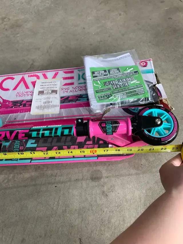 Pink Madd Gear Carve IQ Scooter