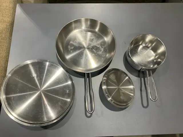 Lagostina Stainless Steel Pan Set of 2