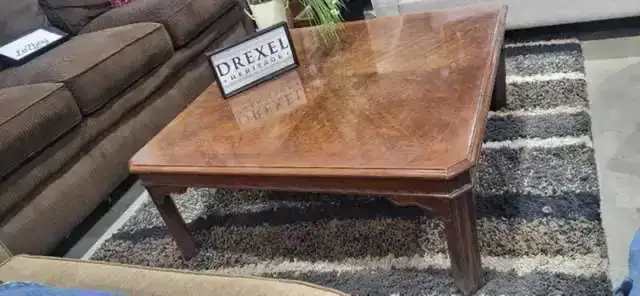 Dark wood Drexel Heritage Coffee Table