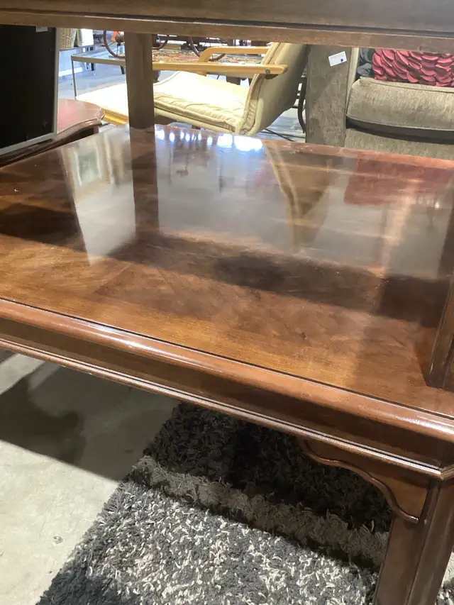 Dark wood Drexel Heritage Coffee Table