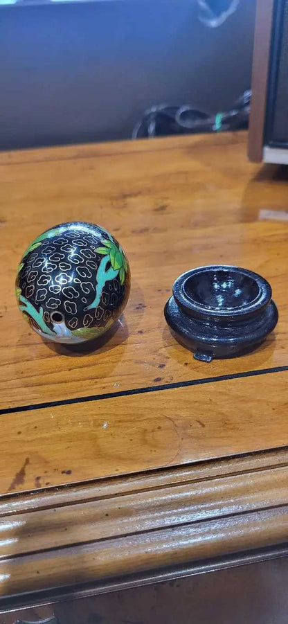 Cloisonné Egg with Stand