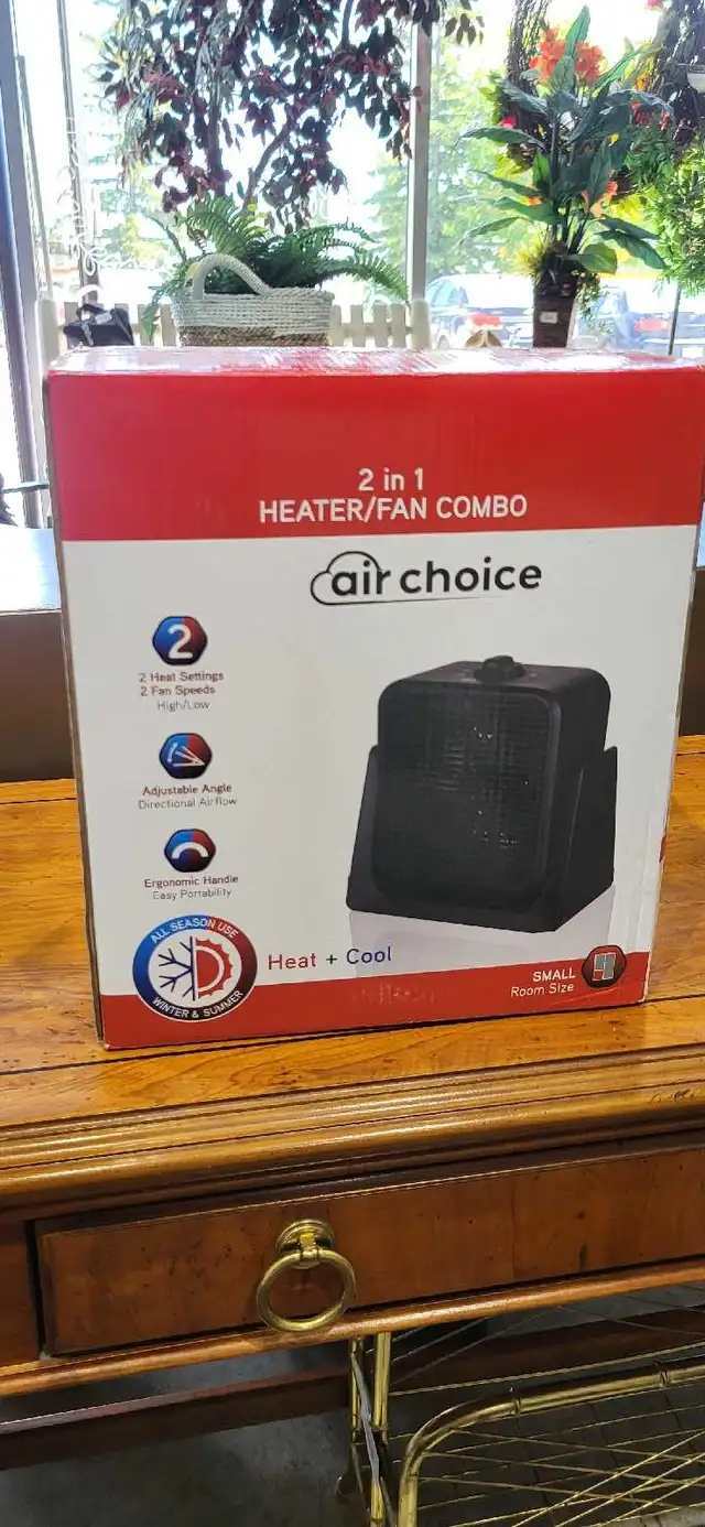 Air Choice 2 in 1 Heater and Fan Combo