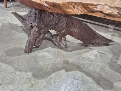 Live Edge Root Resin Coffee Table