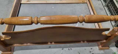 Solid Oak Wood Queen Size Bed Frame