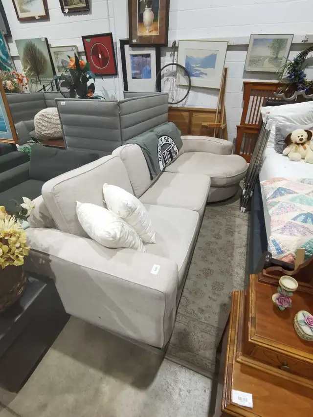 Beige Sectional Sofa
