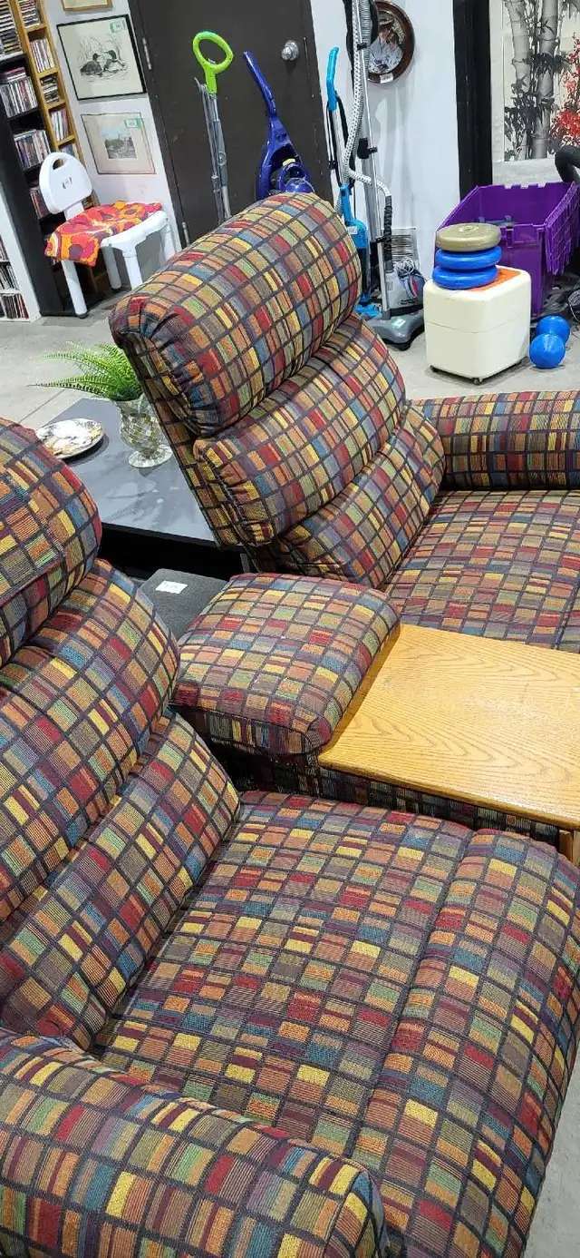 La-Z-Boy Reclining Loveseat with 2 Drawers and Center Tray