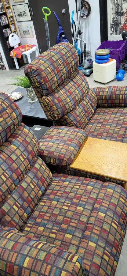 La-Z-Boy Reclining Loveseat with 2 Drawers and Center Tray
