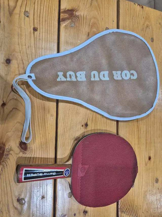 Vintage Dunlop Barna Super Table Tennis Racket