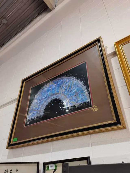 Abstract Framed Fan Art Print