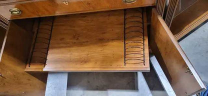 Drexel - Wooden Armoire with Corner Display Cabinet