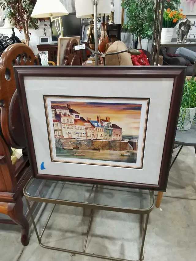 June Rollins Framed Landscape Art - signed! 171/2000 prints