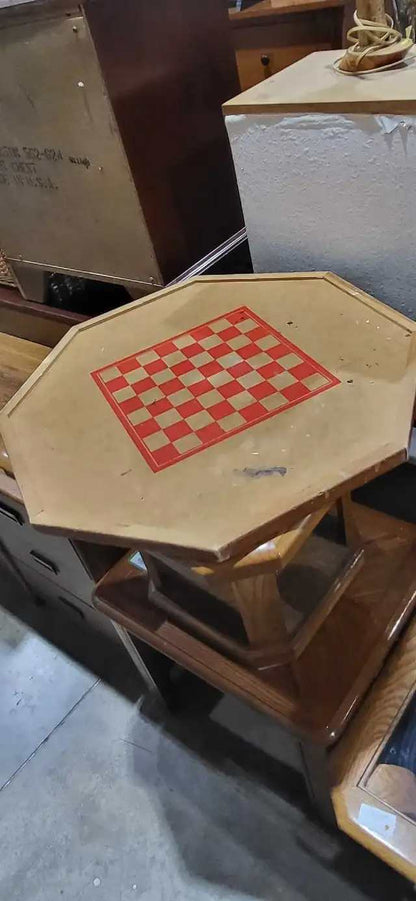 Octagonal Reversible Game Table
