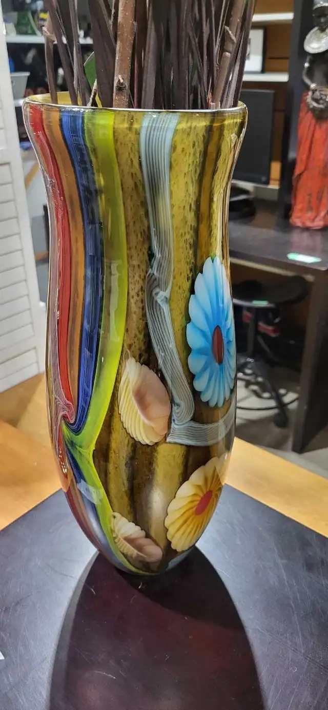 Art Glass Decorative Vase - Murano