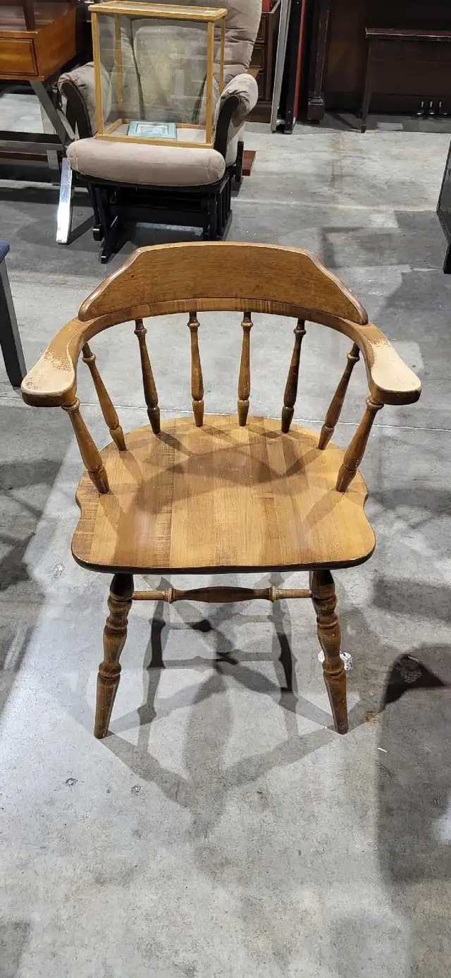 Solid Wood Captain Chair