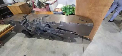 Live Edge Root Console Table