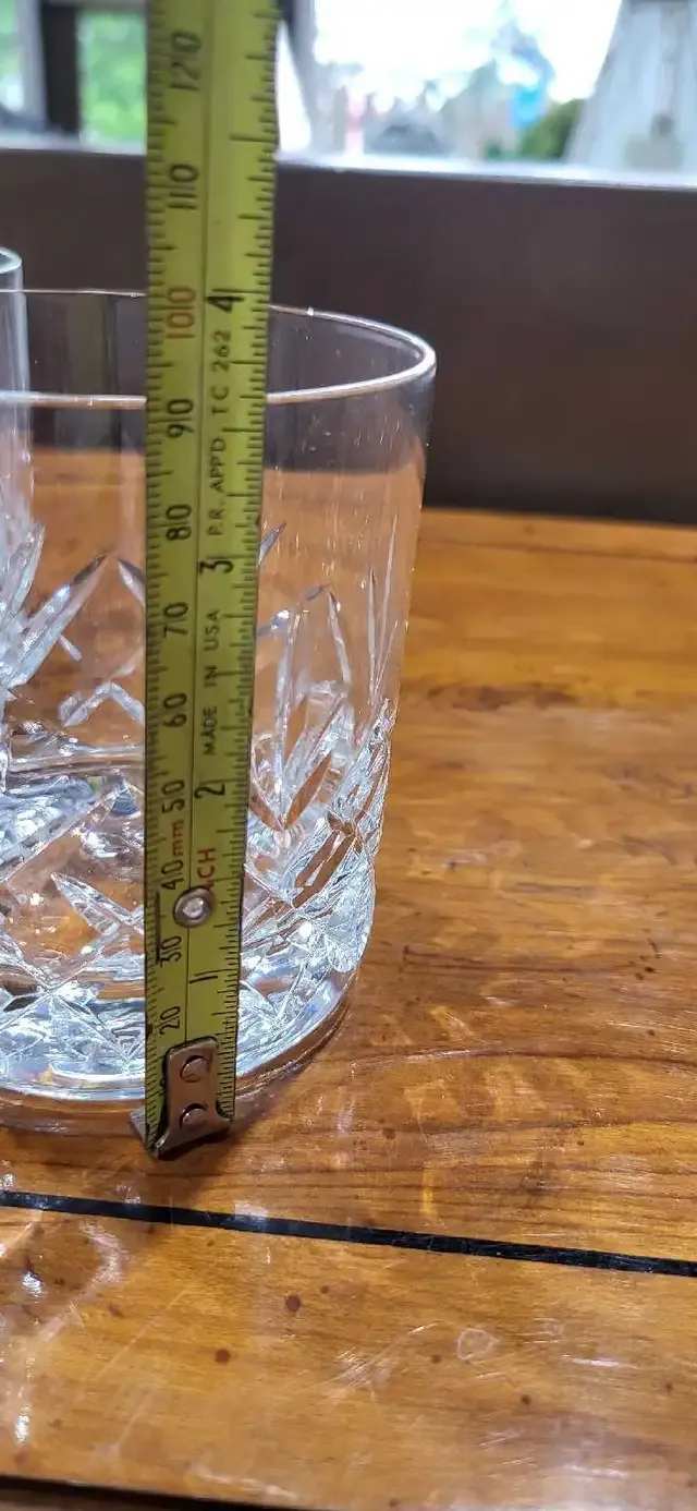 Crystal Whiskey Glasses - 8