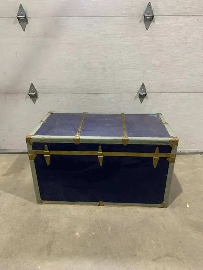 Vintage Purple Storage Trunk