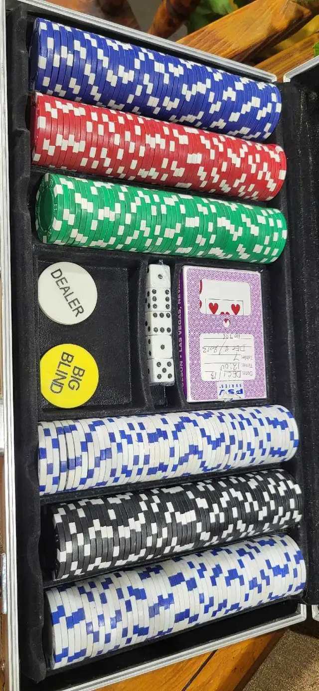 Poker Chip Set in Aluminum Case