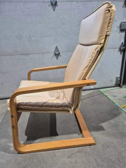 IKEA Poang Chair and Ottoman
