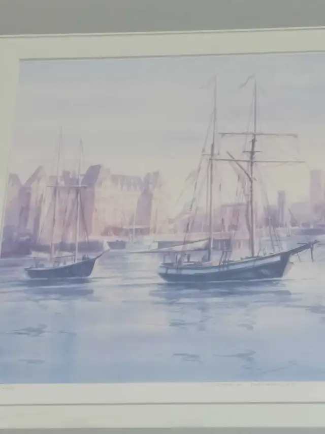 Victoria Departure Nautical Print
