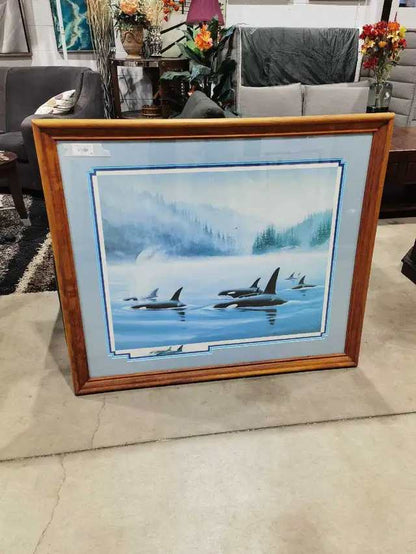 Wyland Orca Art Print