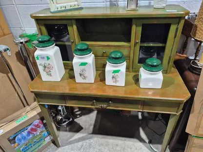 Green Hutch Desk - Urban Barn