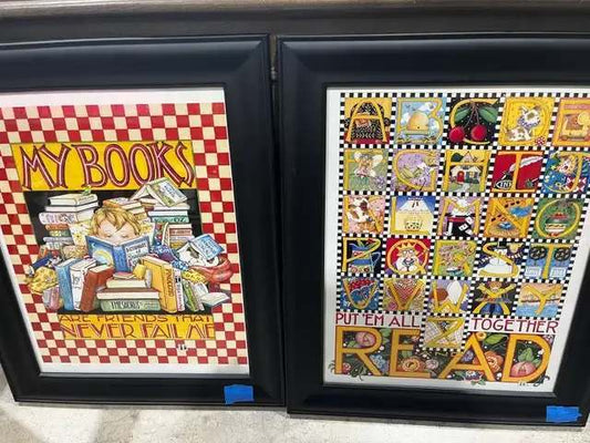 Themed Wall Art Prints (Set of 2)