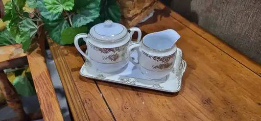 Noritake Hand-Painted Cream and Sugar Set