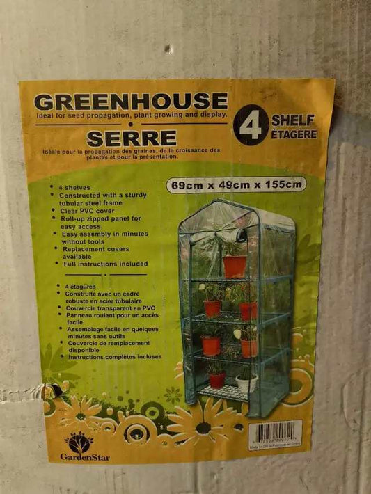 GardenStar 4-Shelf Greenhouse