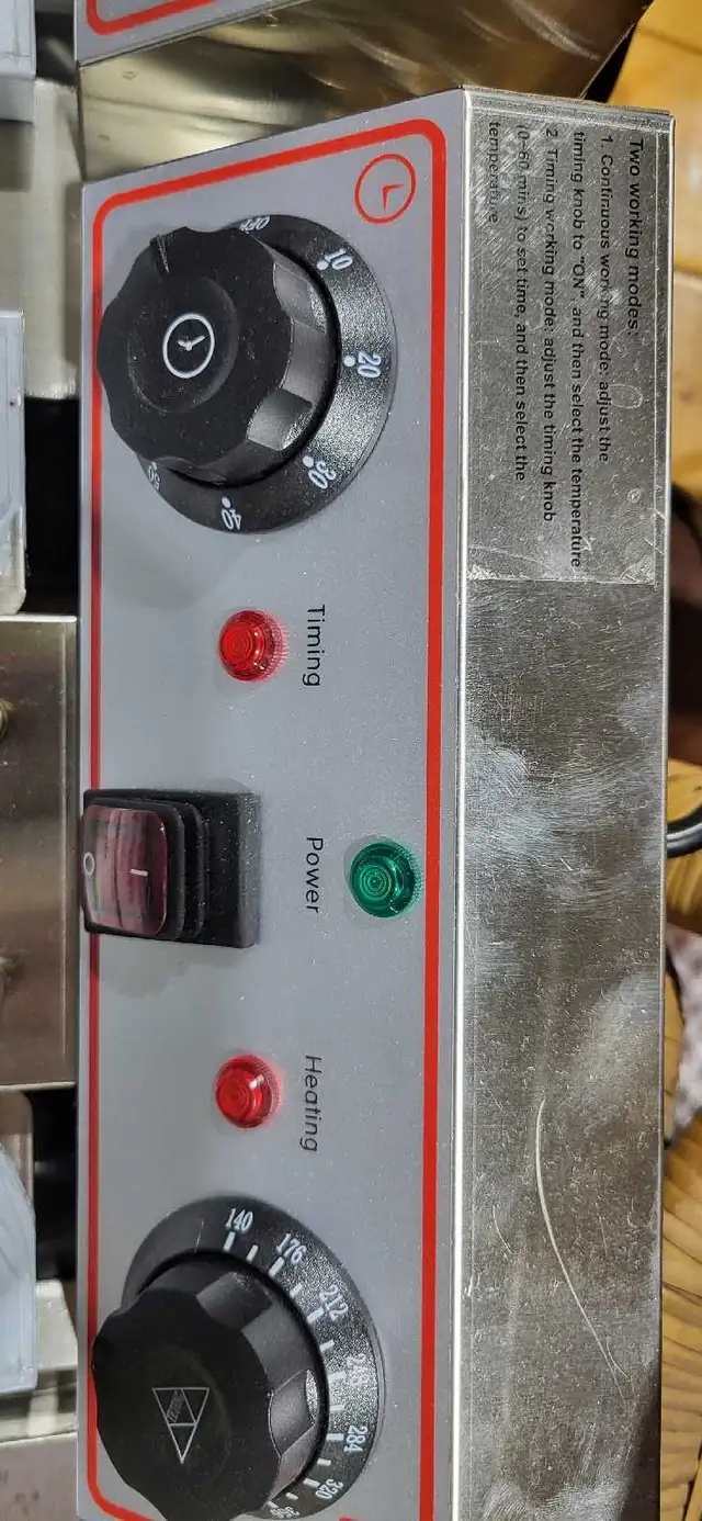Zokop EH102V electric double deep fryer - New - Unused!