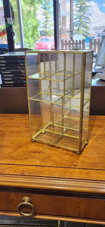 Brass and Glass Display Case