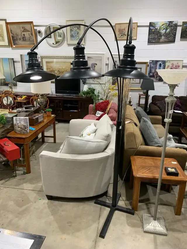 Three-Head Arc Floor Lamp