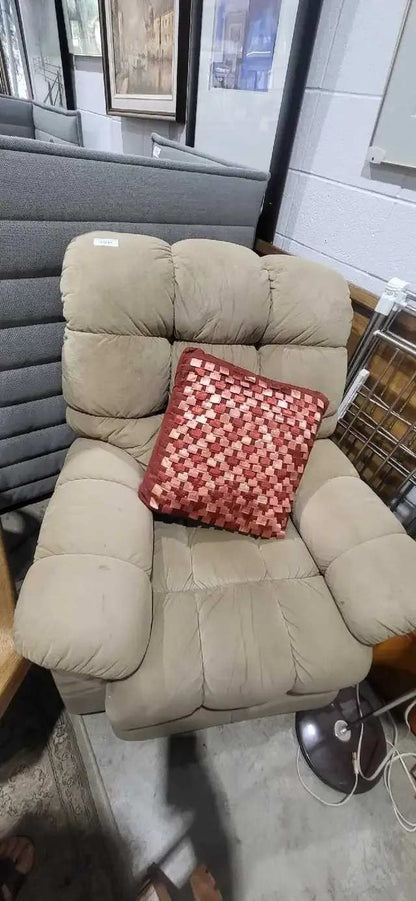 La-Z-Boy Recliner Beige Microfibre