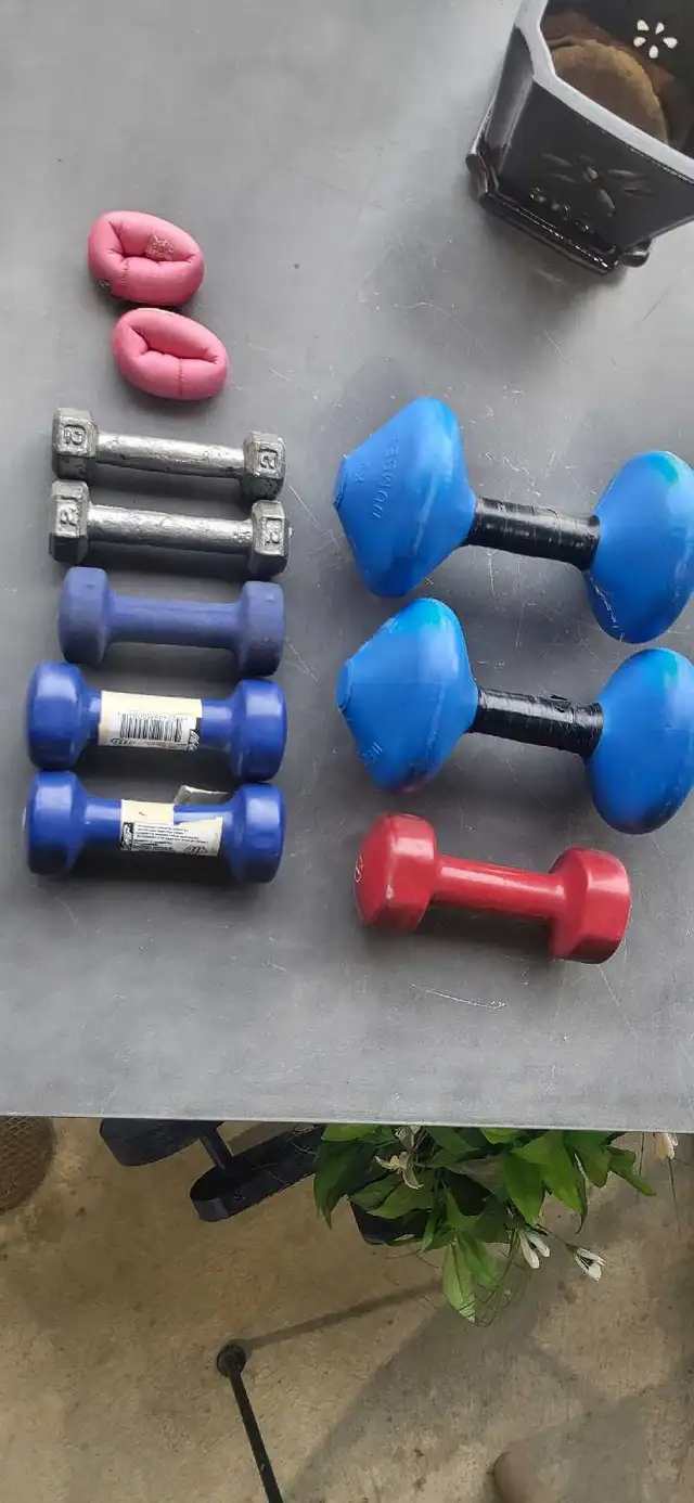LifeGear and Assorted Dumbbells