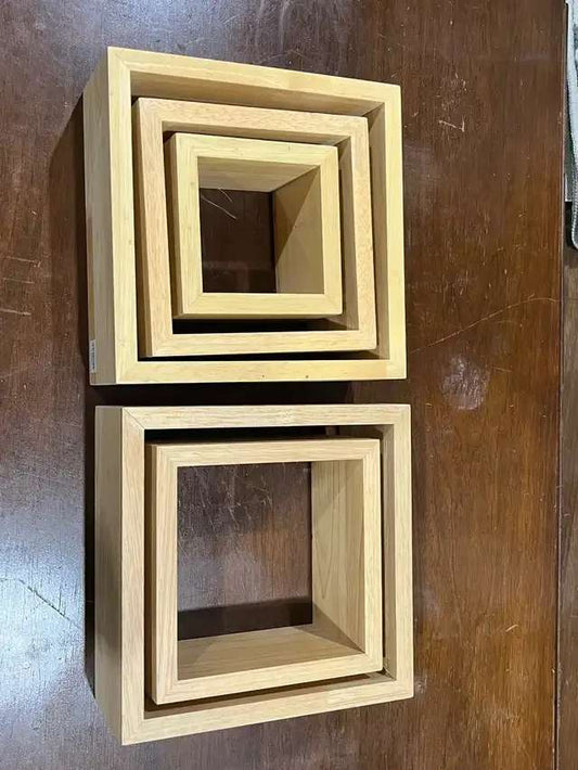 Wooden Floating Shelves - set of 5