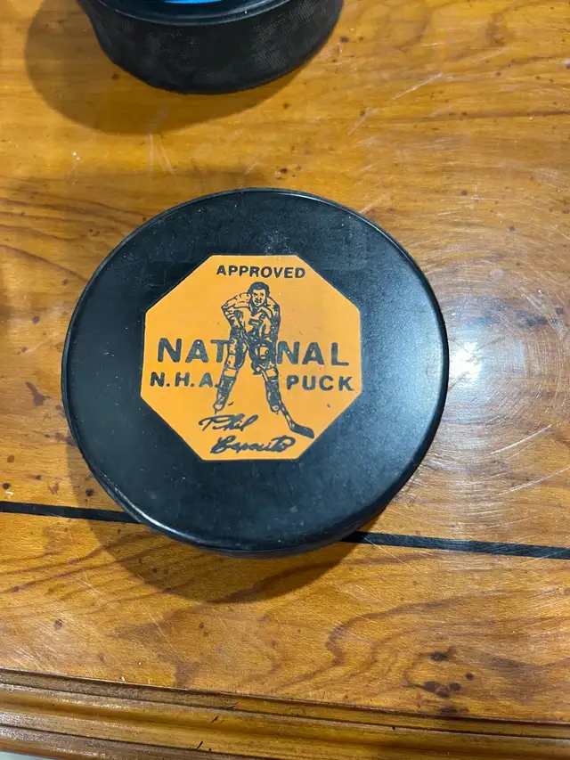 Vintage Hockey Pucks - 12 available