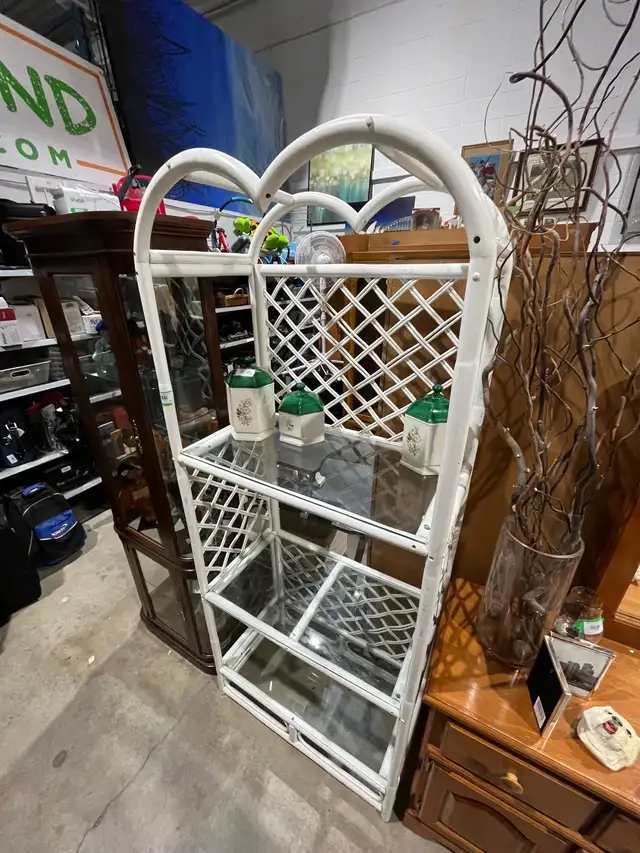 McGuire Wicker Display Shelf