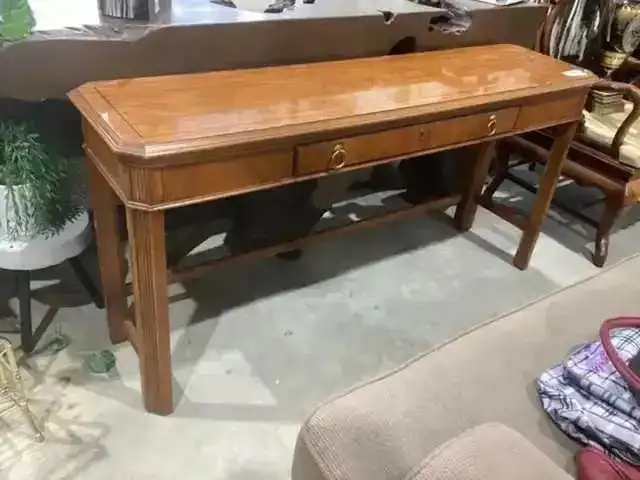 Drexel Heritage Console Table - Oak