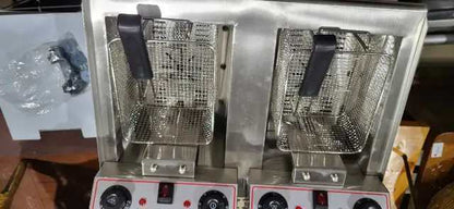 Zokop EH102V electric double deep fryer - New - Unused!