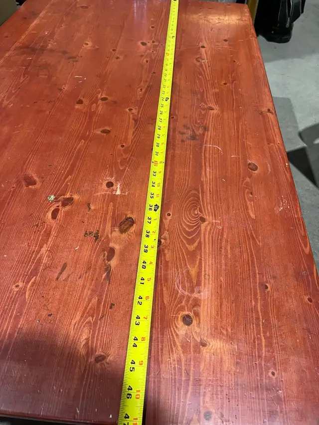 Rustic Wood Dining Table