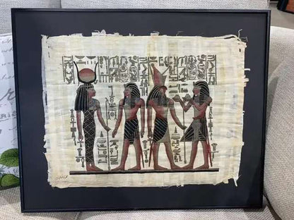 Delta Papyrus Factory Egyptian Framed Art