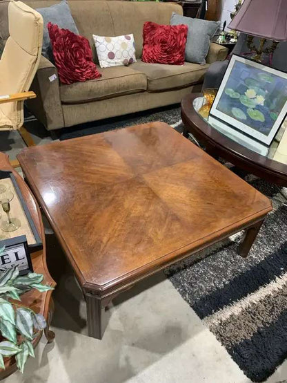 Drexel Heritage Dark Wooden Coffee Table