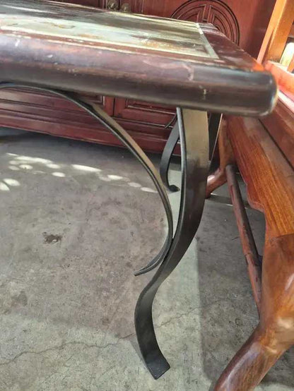 Tiled Top Coffee Table with Metal Legs