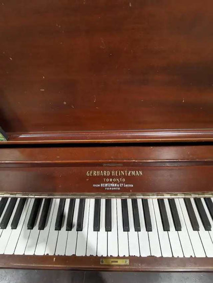Vintage Gerhard Heintzman Upright Piano