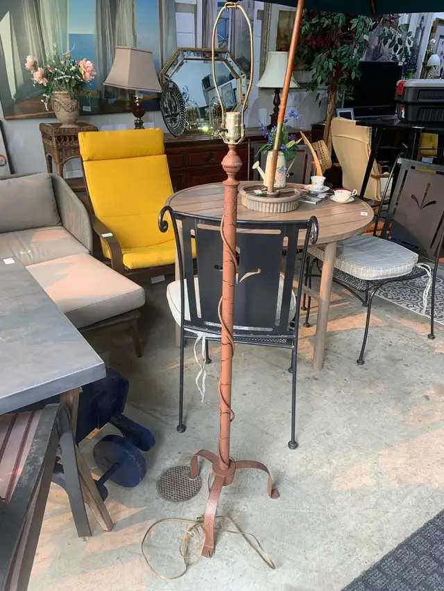 Vintage Metal Floor Lamp