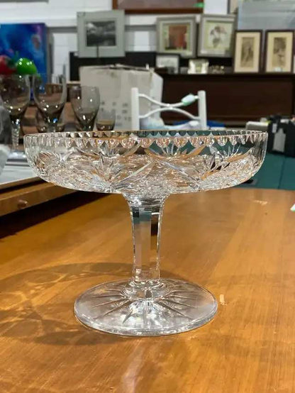 Crystal Pedestal Bowl